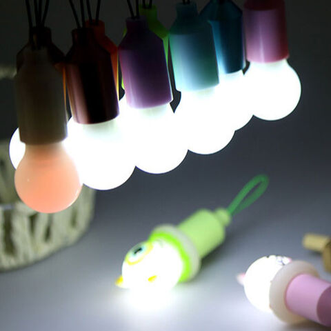 Mini Lampe de Poche LED en Plastique avec Logo Personnalisé Promotionnel - Petit Porte-Clés Lampe