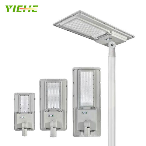 Luminaria LED Solar Integrada Todo en Uno IP65 para Exteriores, Carreteras y Calles, con Sensor de Movimiento