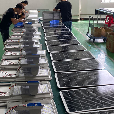 Luminaria LED Solar Integrada Todo en Uno IP65 para Exteriores, Carreteras y Calles, con Sensor de Movimiento