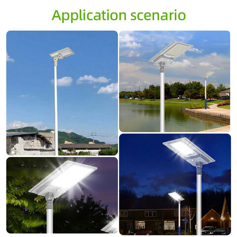 Luminaria LED Solar Integrada Todo en Uno IP65 para Exteriores, Carreteras y Calles, con Sensor de Movimiento