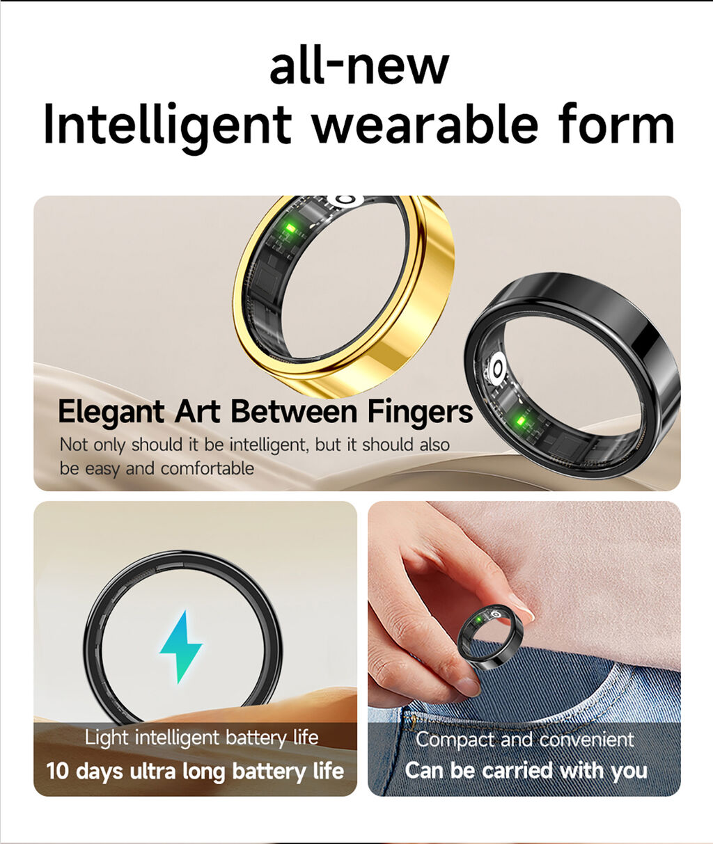 Stainless Steel Smart Ring Sr09 German Master Control Bluetooth Gesture ...