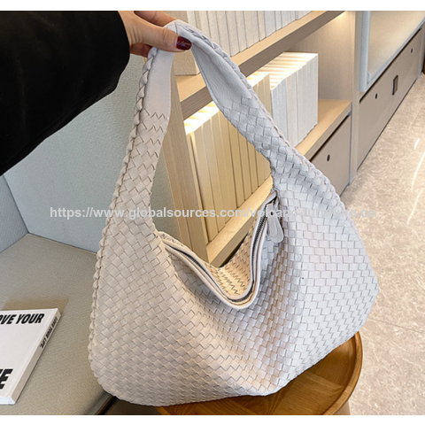 Hot selling woven bag Fashion women's bag Handmade women's bag shoulder bag Clutch bag crocheted shoulder bag