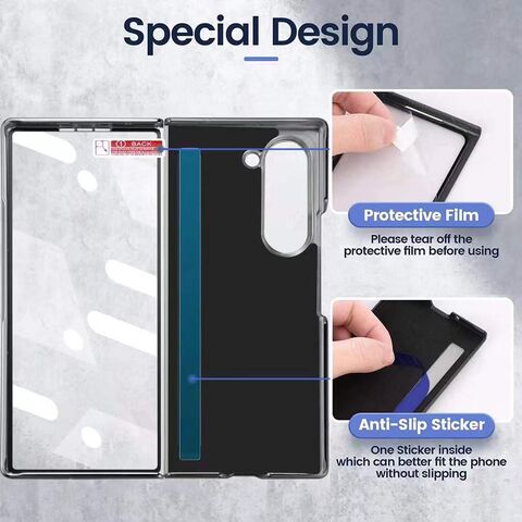 Capa protetora de luxo com novos materiais e proteção total para Samsung Galaxy Z Fold7