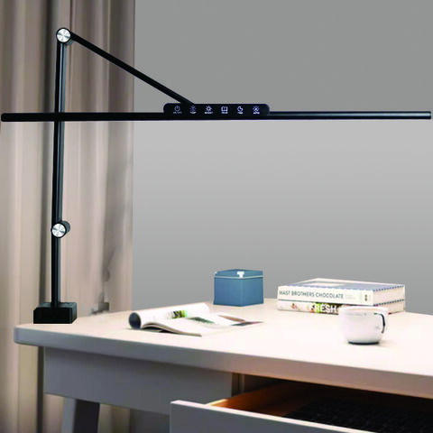 Lampe à pince photosensible à réglage de couleur en gros, usine de lampes de bureau LED pour la maison et le bureau en gros
