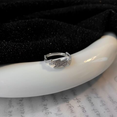 Anillos de Compromiso para Mujer al por Mayor, Diseño de Corazón con Circonita, Joyería de Moda en Aleación, Regalo Ideal