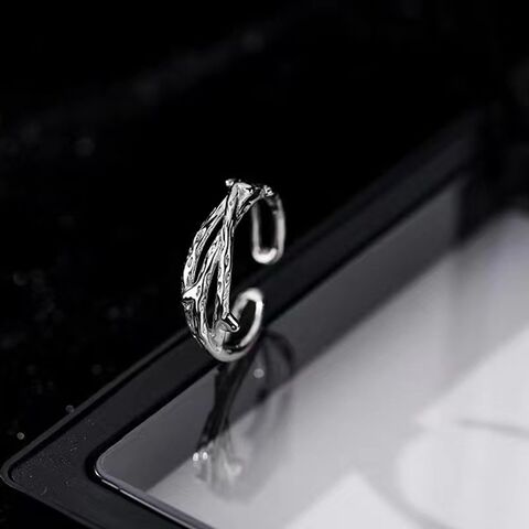 Anillos de Compromiso para Mujer al por Mayor, Diseño de Corazón con Circonita, Joyería de Moda en Aleación, Regalo Ideal
