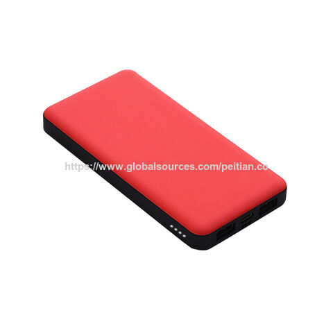 10000mAh Wireless 5W Powerbank mit großer Kapazität, Micro-USB/Typ-C-Eingang & Dual-USB-Ausgang