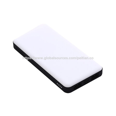 10000mAh Wireless 5W Powerbank mit großer Kapazität, Micro-USB/Typ-C-Eingang & Dual-USB-Ausgang