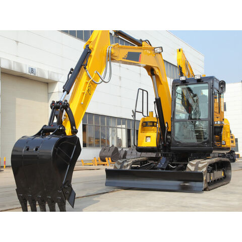 SY35U 3,5-Tonnen-Minibagger mit Raupenfahrwerk, Hydraulikzylinder, Yanmar-Motor, Erdbewegungs-, Bau- und Betriebsgewicht
