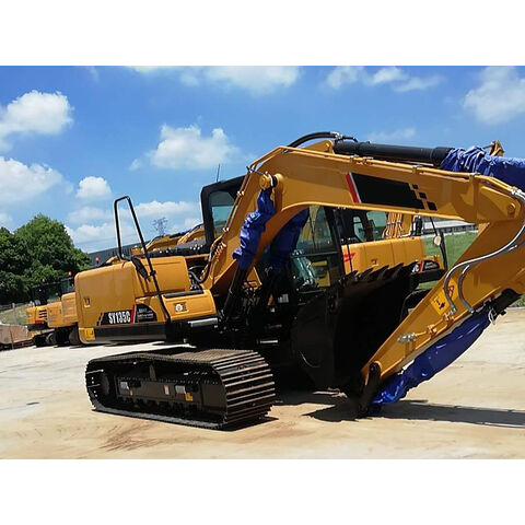 SY35U 3,5-Tonnen-Minibagger mit Raupenfahrwerk, Hydraulikzylinder, Yanmar-Motor, Erdbewegungs-, Bau- und Betriebsgewicht