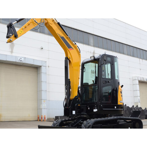 SY35U 3,5-Tonnen-Minibagger mit Raupenfahrwerk, Hydraulikzylinder, Yanmar-Motor, Erdbewegungs-, Bau- und Betriebsgewicht