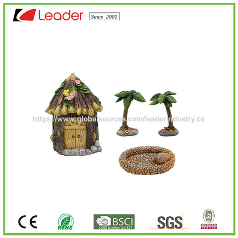 Kits de Maison de Poupée Miniature Décorative en Polyrésine pour Jardin de Fées pour la Décoration de Pots et de Jardins - Fournitures de Jardinage en Gros