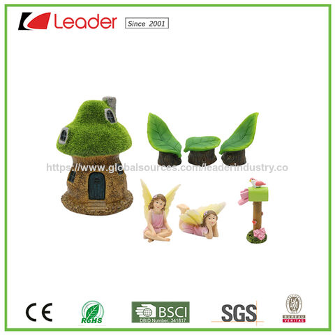 Kits de Maison de Poupée Miniature Décorative en Polyrésine pour Jardin de Fées pour la Décoration de Pots et de Jardins - Fournitures de Jardinage en Gros