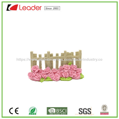 Table de jardin de fées et deux chaises en résine aspect bois, Kit de maison de poupée miniature pour jardin de fées