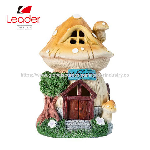 Kits de Maison de Poupée et Jardin de Fées en Poly résine Solaire, Collaboration BSCI avec Biglot, Menards et Norma pour Ornement de Jardin en Gros
