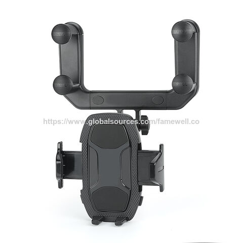 Handyhalterung für Auto, Rückspiegel-Handyhalterung, Drehbarer und einziehbarer Handyhalter für alle Handys