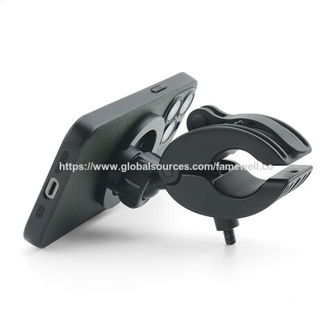 Magnetische Handyhalterung für Fahrrad/Motorrad, Lenker-Klemme für Handys, kompatibel mit MagSafe und Phone 16 15 14