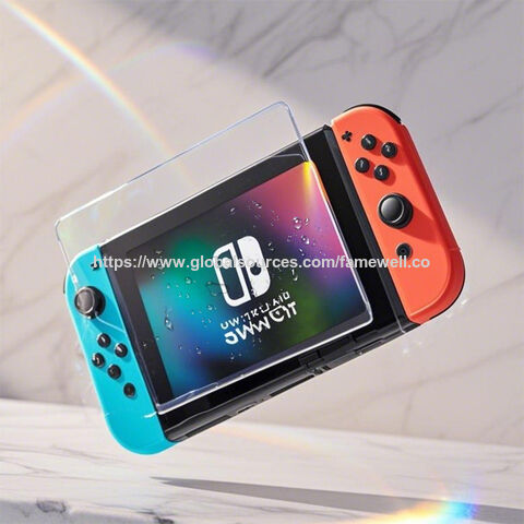 Protector de Pantalla [Doble Defensa] Vidrio Templado para Switch, Antiarañazos Compatible con Carcasas Sin Burbujas Ultrarresistente