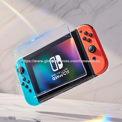 Protector de Pantalla [Doble Defensa] Vidrio Templado para Switch, Antiarañazos Compatible con Carcasas Sin Burbujas Ultrarresistente