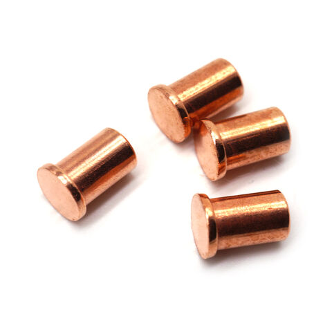Factory customized high-precision Stainless Steel and Copper Plated Weld Stud Welding screws internal thread nut stud