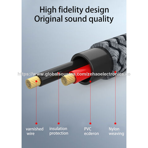 Cabo de Áudio USB-C para 2 RCA, Tipo-C para RCA Macho para Macho Divisor RCA Y, Cabo de Áudio USB-C para Jack 2RCA para Telefone, Tablet, Home Theater