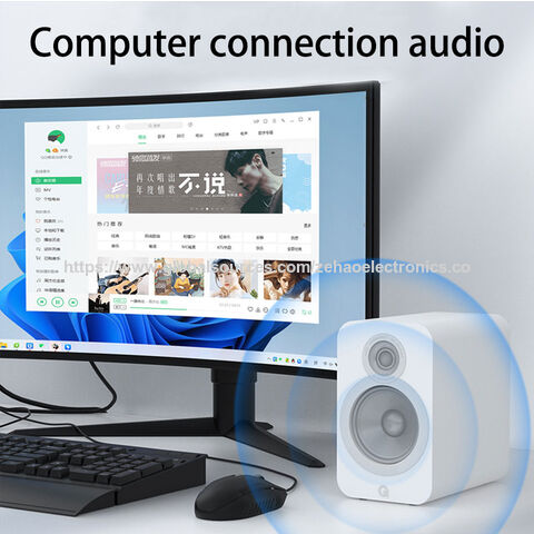 Cabo de Áudio USB-C para 2 RCA, Tipo-C para RCA Macho para Macho Divisor RCA Y, Cabo de Áudio USB-C para Jack 2RCA para Telefone, Tablet, Home Theater