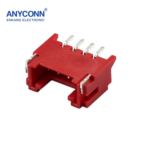 【06】P.rydeen 中株　板付 Bulk Buy China Wholesale Red Wafer Connector 4pin Through