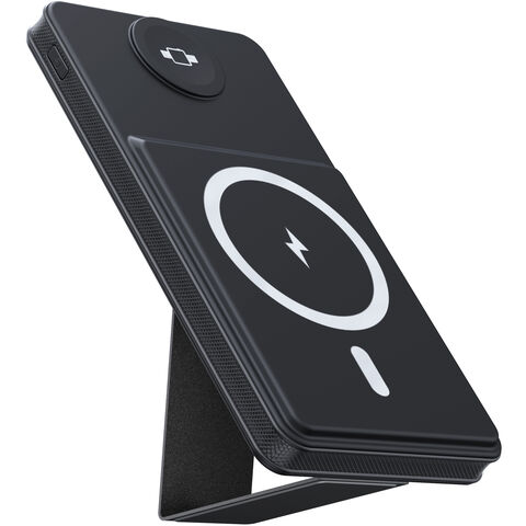 Fábrica 2 en 1 Carga Magnética 10000mAh Power Bank Cargador Inalámbrico Portátil Para Reloj 5W Carga Rápida Inalámbrica 10000mAh Power Bank