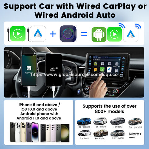 Carlinkit Android 13 8GB 128GB Car Smart Box Android Auto Inalámbrico CarPlay Adaptador Tbox S2P 6115 Video TV Box Appl Car Play