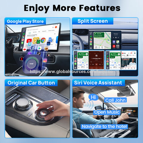 Carlinkit Android 13 8GB 128GB Car Smart Box Android Auto Inalámbrico CarPlay Adaptador Tbox S2P 6115 Video TV Box Appl Car Play