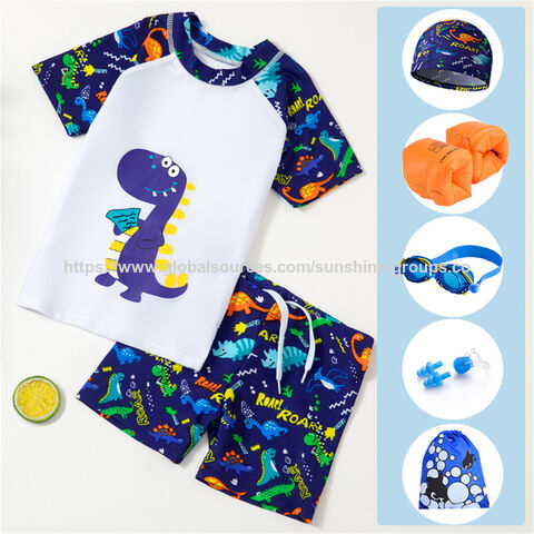 Traje de baño para niños, tallas pequeñas, medianas y grandes, traje de baño dividido con dibujos animados para bebés, traje de baño para estudiantes