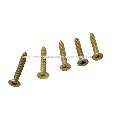 Manufactures stainless steel copper plated fine thread drywall self-tapping drywall screws Countersunk self tapping screw