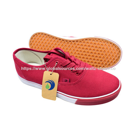 Heißer Verkauf Rutschfeste, lässige Low-Top-Canvas-Schuhe mit Schnürung, klassische Walking-Canvas-Schuhe für Damen