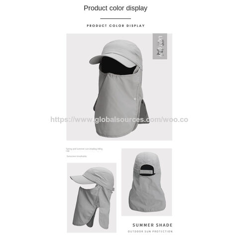 Sombrero de pesca, sombrero para el sol, índice de protección solar UPF 50+, para hombres y mujeres.