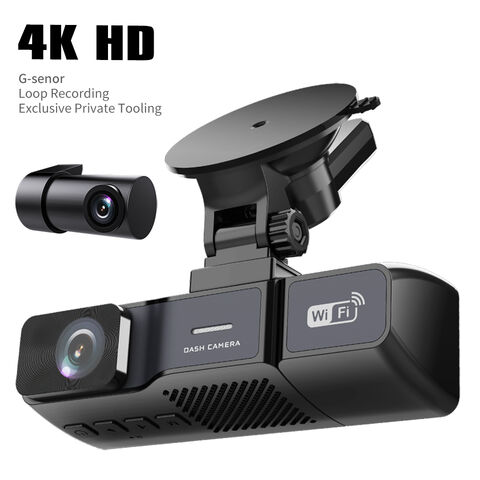 Hotsale 3-Kanal Dashcam 4K+1080P+1080P Vorne Innen Hinten Dreiwege Triple Auto Dash Kamera IR Nachtsicht 24 Stunden Parkmodus