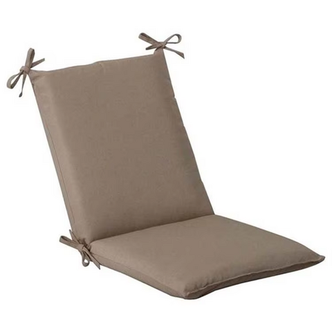 Coussin Rouge Imperméable pour Assise et Dossier de Chaise de Salle à Manger d'Extérieur