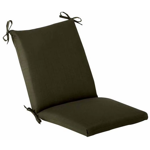 Coussin Rouge Imperméable pour Assise et Dossier de Chaise de Salle à Manger d'Extérieur