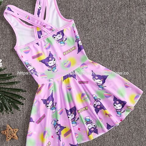 Kinderbadeanzug - Neuer Sommerstil Mädchen Einteiliger kleiner bis mittelgroßer Prinzessin Cartoon Badeanzug für Mädchen
