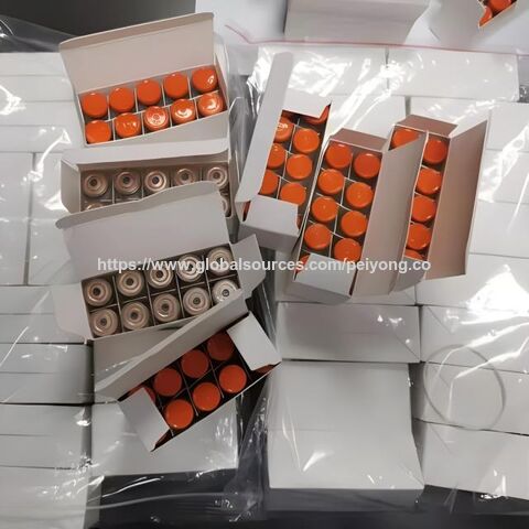 بيع بالجملة + قارورة جلوكاجون هيدروكلوريد 10 ملغ مناسبة لتعزيز التمعج المعوي واللياقة البدنية نقاء 99٪ مصدر