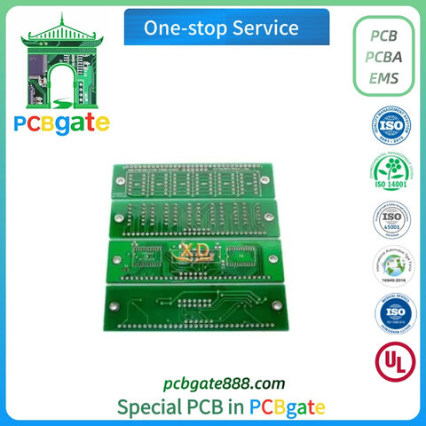 6-layer circuit board pcb Bluetooth impedance rigid pcb board immersion gold smd pcb size