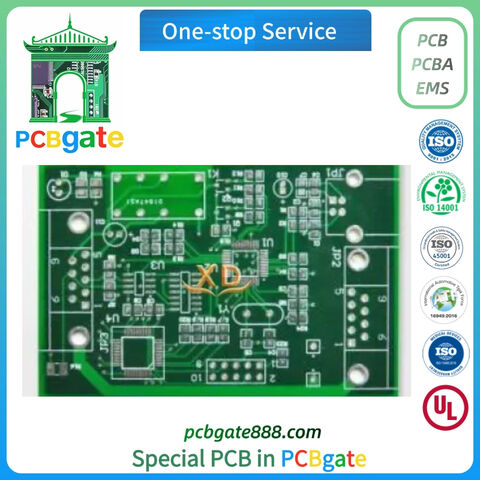 6-layer circuit board pcb Bluetooth impedance rigid pcb board immersion gold smd pcb size