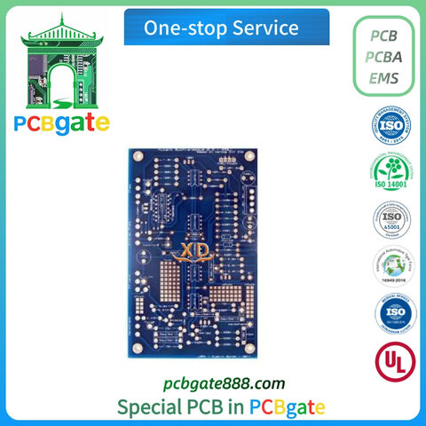 6-layer circuit board pcb Bluetooth impedance rigid pcb board immersion gold smd pcb size