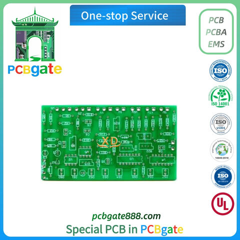6-layer circuit board pcb Bluetooth impedance rigid pcb board immersion gold smd pcb size