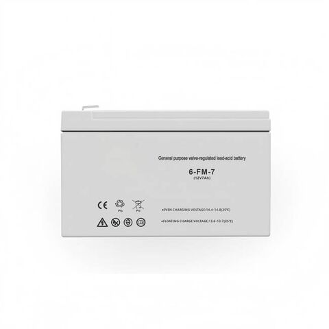 Batterie au plomb de qualité 12V 7AH avec conception anti-fuite pour équipements médicaux