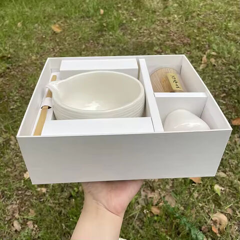 Individuelles Matcha-Besen-Set, Matcha-Set, Bambusschale, Rosa Matcha-Set