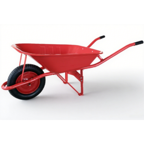 Carretilla Industrial de una Rueda de Metal, la Más Vendida en Indonesia, para Construcción y Jardinería, Ideal para Cargas Pesadas