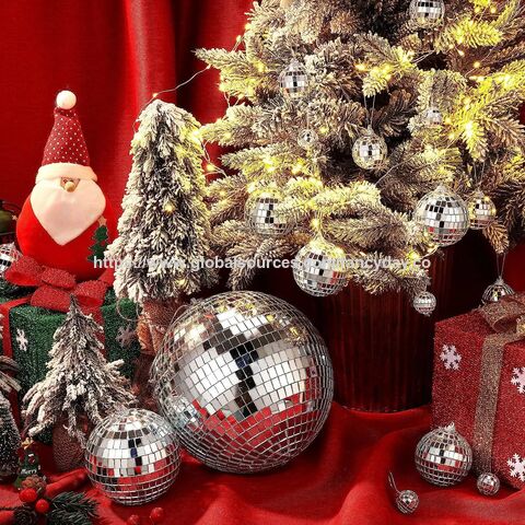 DJ Club Bühne 8 bis 72 Zoll Silber Grün Rosa Rot Farbe Weihnachtsfeier Disco Glaskugel