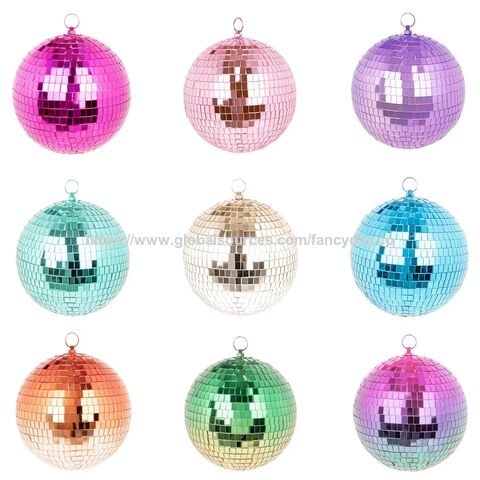 DJ Club Bühne 8 bis 72 Zoll Silber Grün Rosa Rot Farbe Weihnachtsfeier Disco Glaskugel