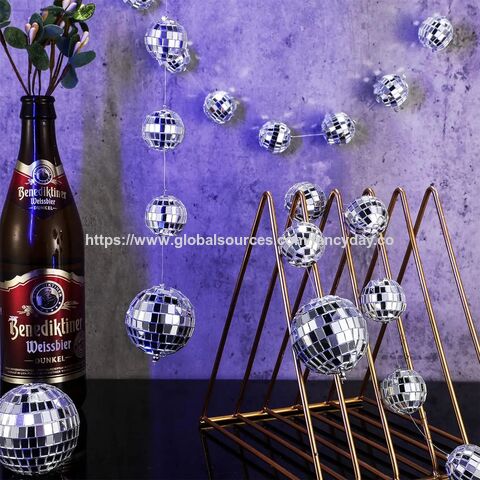 DJ Club Bühne 8 bis 72 Zoll Silber Grün Rosa Rot Farbe Weihnachtsfeier Disco Glaskugel