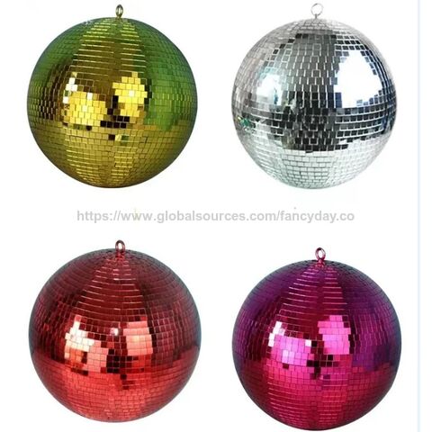 DJ Club Bühne 8 bis 72 Zoll Silber Grün Rosa Rot Farbe Weihnachtsfeier Disco Glaskugel